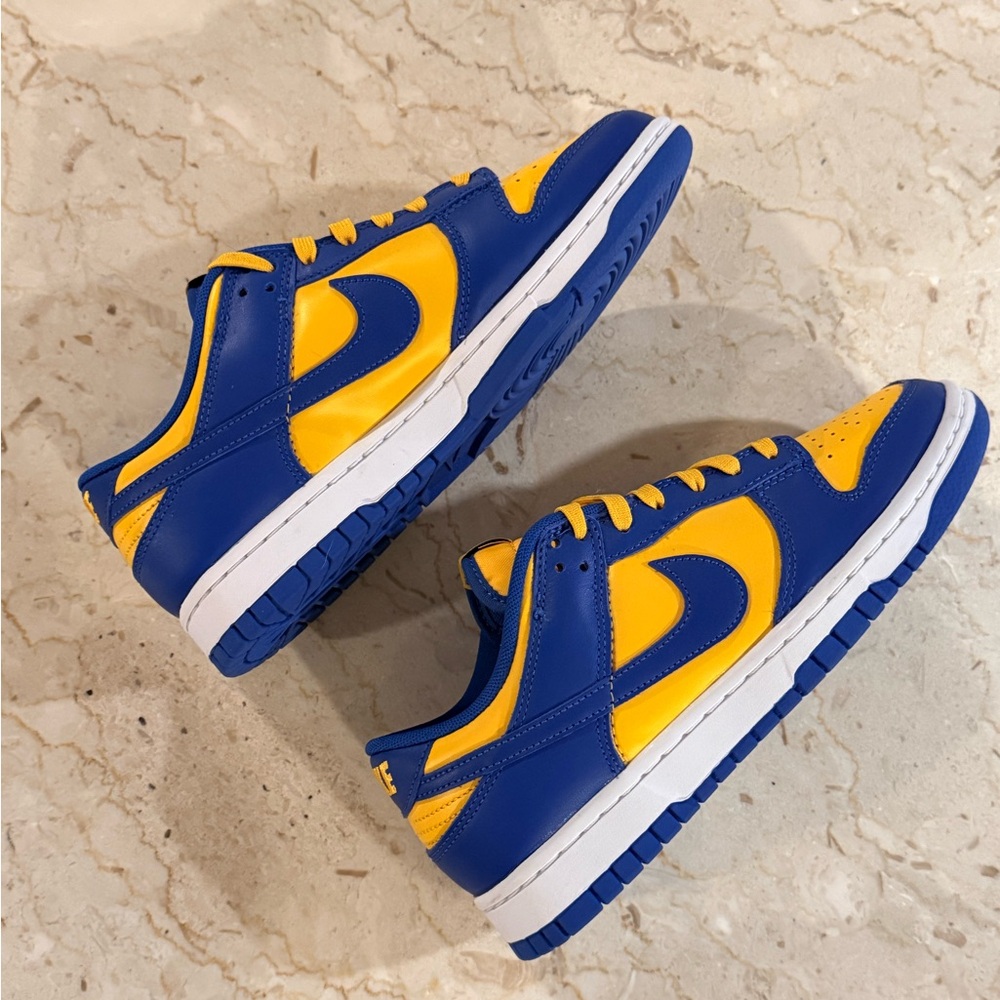 Nike Bold Blue and Yellow Athletic Shoes - Picture 3 of 7